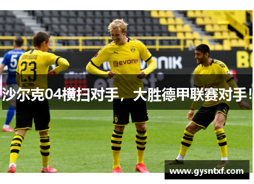 沙尔克04横扫对手，大胜德甲联赛对手！